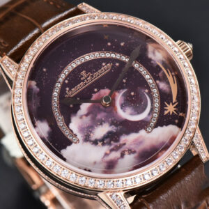 Rendez-Vous 36mm RG KZF Diamond Sky Brown Dial Brown Leather Strap 9015 - Image 3