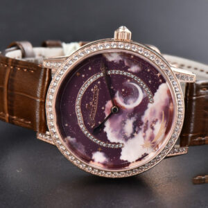 Rendez-Vous 36mm RG KZF Diamond Sky Brown Dial Brown Leather Strap 9015 - Image 4