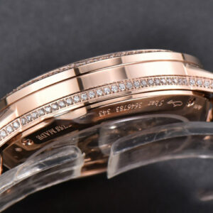 Rendez-Vous 36mm RG KZF Diamond Sky Brown Dial Brown Leather Strap 9015 - Image 6