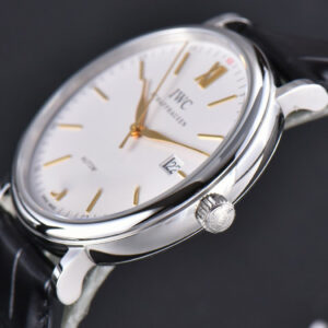 Portofino ‘150 Years’ 40MM V7F White Dial YG Markers Black Leather Strap A2892/SW200 - Image 17