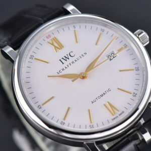 Portofino ‘150 Years’ 40MM V7F White Dial YG Markers Black Leather Strap A2892/SW200 - Image 19