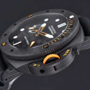 PAM 1324 Submersible GMT Carbotech VSF 44MM Black Dial Rubber Strap P900 - Image 22