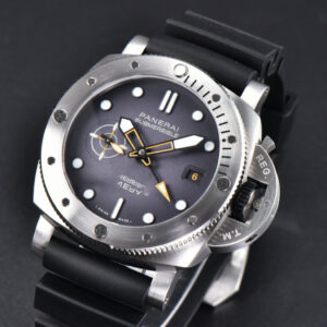PAM1323 Submersible GMT Navy Seal VSF 44MM Gray Dial Rubber Strap P900 - Image 14