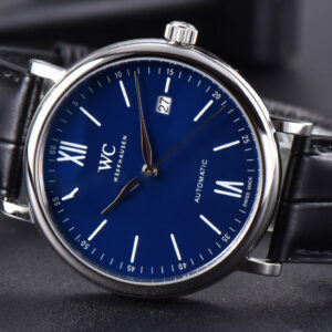 Portofino ‘150 Years’ 40MM V7F Blue Dial Silver Markers Black Leather Strap A2892/SW200 - Image 23