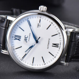 Portofino ‘150 Years’ 40MM V7F White Dial Blue Markers Black Leather Strap A2892/SW200 - Image 22