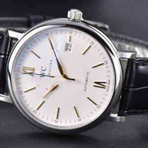 Portofino ‘150 Years’ 40MM V7F White Dial YG Markers Black Leather Strap A2892/SW200 - Image 23