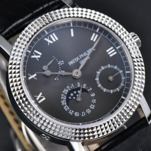 Calatrava 5057G IWF 36.5mm 50th Anniversary Gray Dial Leather Strap - Image 4