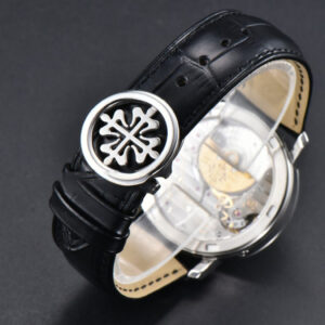 Calatrava 5057G IWF 36.5mm 50th Anniversary Gray Dial Leather Strap - Image 8