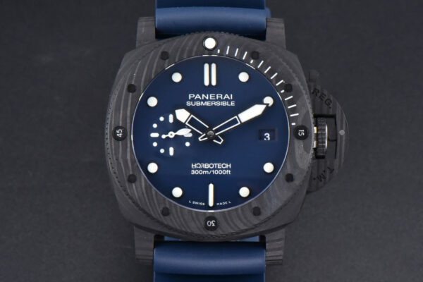 PAM1232 Carbotech 44mm VSF Blue Dial Blue Rubber Strap P900