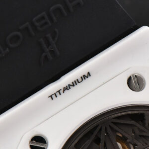 Big Bang Sang Bleu II 45mm ZF White Ceramic Skeleton Dial White Rubber Strap A1240 - Image 5