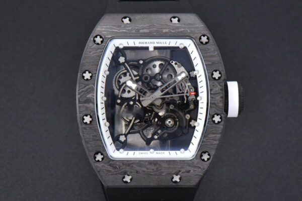 RM055 Real NTPT 42mm RMF White Skeleton Dial Black Rubber Strap RMUL2	$772.77