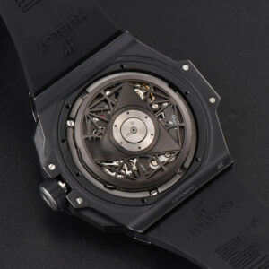 Big Bang Sang Bleu II 45mm ZF Black Ceramic Skeleton Dial Black Rubber Strap A1240 - Image 6