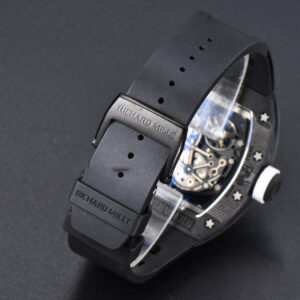 RM055 Real NTPT 42mm RMF White Skeleton Dial Black Rubber Strap RMUL2	$772.77 - Image 15