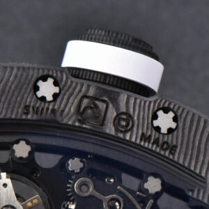 RM055 Real NTPT 42mm RMF White Skeleton Dial Black Rubber Strap RMUL2	$772.77 - Image 16