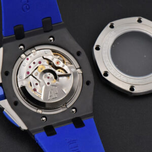 Royal Oak Offshore 26405 44mm RSF Ceramic Blue Dial Silver Subdial Blue Rubber Strap A3126 - Image 5