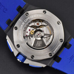 Royal Oak Offshore 26405 44mm RSF Ceramic Blue Dial Silver Subdial Blue Rubber Strap A3126 - Image 9
