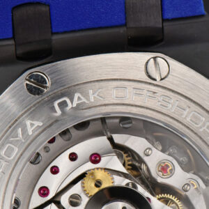 Royal Oak Offshore 26405 44mm RSF Ceramic Blue Dial Silver Subdial Blue Rubber Strap A3126 - Image 10
