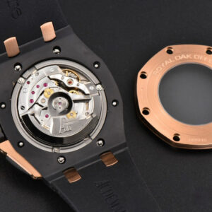 Royal Oak Offshore 26405 44mm RSF RG Gray Dial Silver Subdial Black Rubber Strap A3126 - Image 7