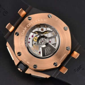 Royal Oak Offshore 26405 44mm RSF RG Gray Dial Silver Subdial Black Rubber Strap A3126 - Image 9