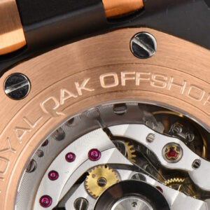 Royal Oak Offshore 26405 44mm RSF RG Gray Dial Silver Subdial Black Rubber Strap A3126 - Image 10