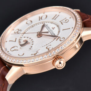 Rendez-Vous Night & Day 34mm APSF RG Diamond White Textured Dial Brown Leather Strap A898 - Image 7