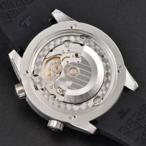 Polaris Geographic 42mm JQKF Black Dial Black Rubber Strap A2824 - Image 2