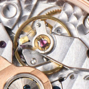 Rendez-Vous Night & Day 34mm APSF RG Diamond White Textured Dial Brown Leather Strap A898 - Image 28
