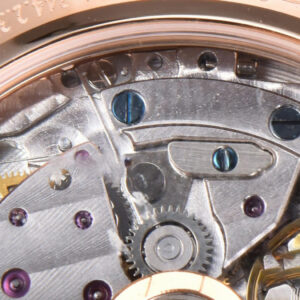 Rendez-Vous Night & Day 34mm APSF RG Diamond White Textured Dial Brown Leather Strap A898 - Image 29