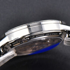 Rendez-Vous Night & Day 34mm APSF Diamond White Textured Dial Blue Leather Strap A898 - Image 11