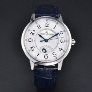 Rendez-Vous Night & Day 34mm APSF White Textured Dial Blue Leather Strap A898 - Image 15