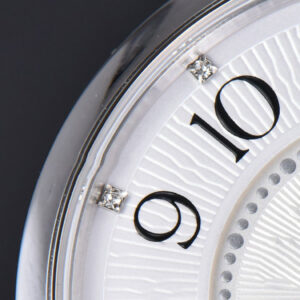 Rendez-Vous Night & Day 34mm APSF White Textured Dial Blue Leather Strap A898 - Image 18