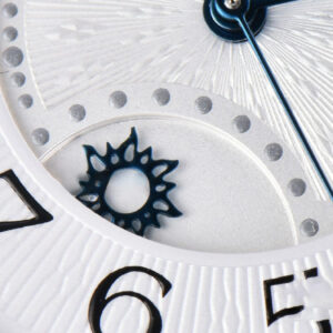 Rendez-Vous Night & Day 34mm APSF White Textured Dial Blue Leather Strap A898 - Image 19