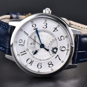 Rendez-Vous Night & Day 34mm APSF White Textured Dial Blue Leather Strap A898 - Image 24