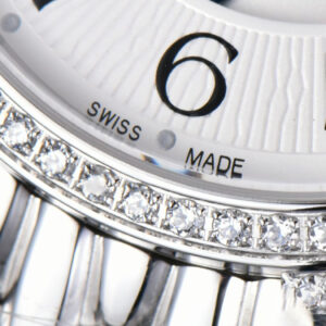 Rendez-Vous Night & Day 34mm APSF Diamond White Textured Dial SS Bracelet A898 - Image 14