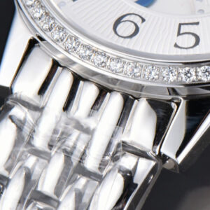 Rendez-Vous Night & Day 34mm APSF Diamond White Textured Dial SS Bracelet A898 - Image 15