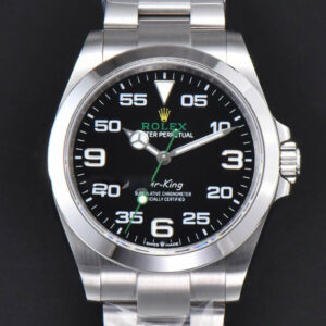 AirKing 126900 40mm GMF Black Dial On SS Bracelet VR3230