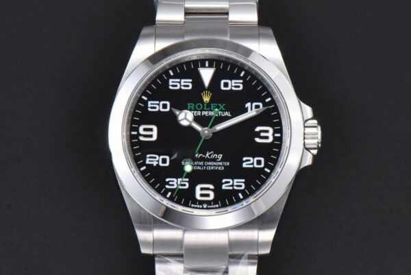 AirKing 126900 40mm GMF Black Dial On SS Bracelet VR3230