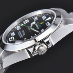 AirKing 126900 40mm GMF Black Dial On SS Bracelet VR3230 - Image 3