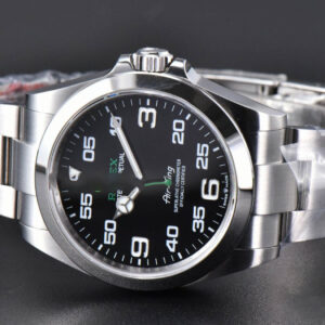 AirKing 126900 40mm GMF Black Dial On SS Bracelet VR3230 - Image 7