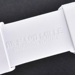 RM035-02 42mm White Forged Carbon T+F Skeleton Dial Red Crown White Rubber Strap RMUL2 - Image 12