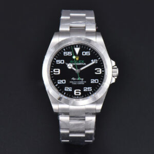 AirKing 126900 40mm GMF Black Dial On SS Bracelet A2824 - Image 2