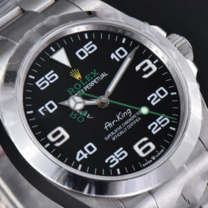AirKing 126900 40mm GMF Black Dial On SS Bracelet A2824 - Image 11