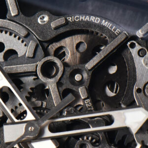 RM035-02 42mm Black Forged Carbon T+F Skeleton Dial Yellow Crown Yellow Rubber Strap RMUL2 - Image 6