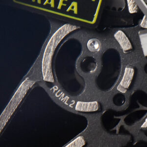 RM035-02 42mm Black Forged Carbon T+F Skeleton Dial Red Crown Red Rubber Strap RMUL2 - Image 9