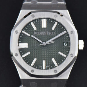 Royal Oak 15510 41mm ’50th Anniversary’ ZF Green Dial SS Bracelet SA4302