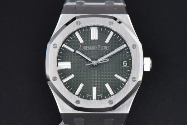 Royal Oak 15510 41mm ’50th Anniversary’ ZF Green Dial SS Bracelet SA4302