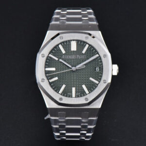 Royal Oak 15510 41mm ’50th Anniversary’ ZF Green Dial SS Bracelet SA4302 - Image 3