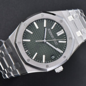 Royal Oak 15510 41mm ’50th Anniversary’ ZF Green Dial SS Bracelet SA4302 - Image 4