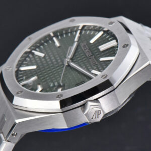 Royal Oak 15510 41mm ’50th Anniversary’ ZF Green Dial SS Bracelet SA4302 - Image 5