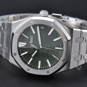 Royal Oak 15510 41mm ’50th Anniversary’ ZF Green Dial SS Bracelet SA4302 - Image 6